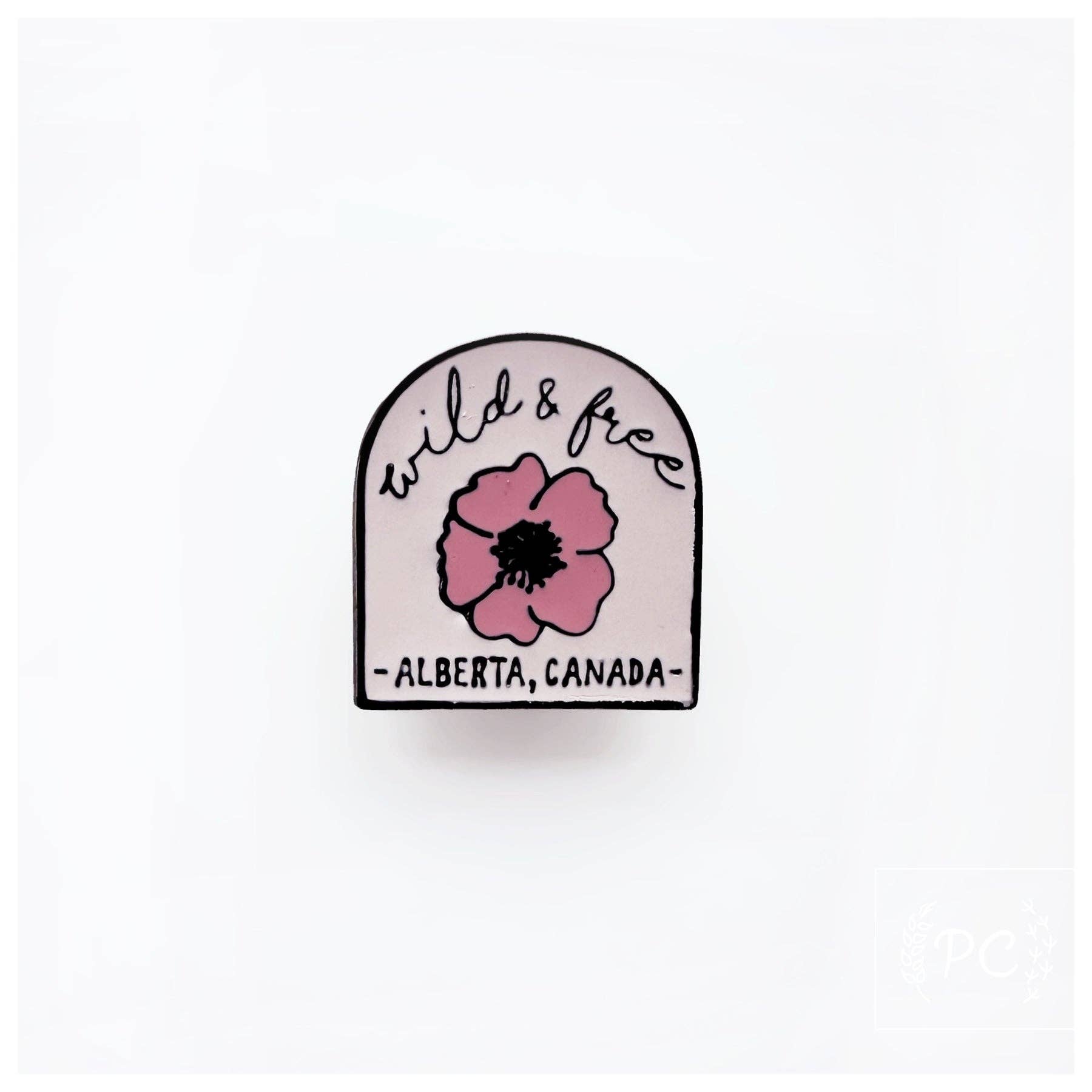 Prairie Chick Prints - Vente Épinglettes/boutons - Alberta sauvage et libre, Canada | épingle en émail1