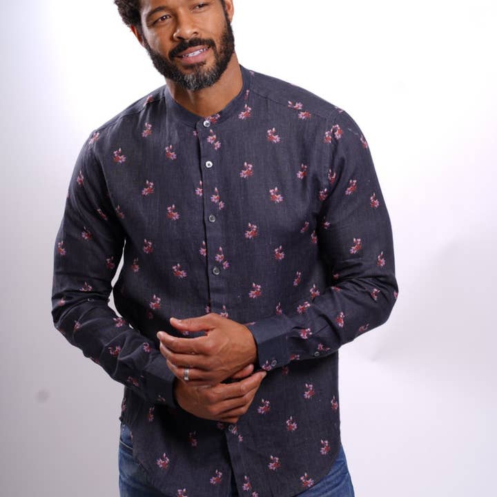 Langarm-Mandarinkragen für den Großhandel von Stitch Note