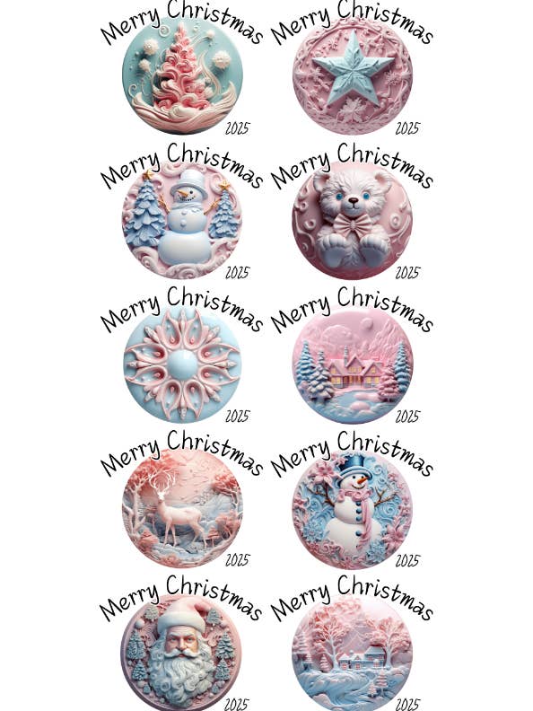 Christmas Medallions 2025 for wholesale by Inkie