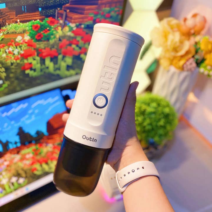 Outin - Wholesale Espresso Maker - Nano Portable Espresso Machine (Pearl White)9