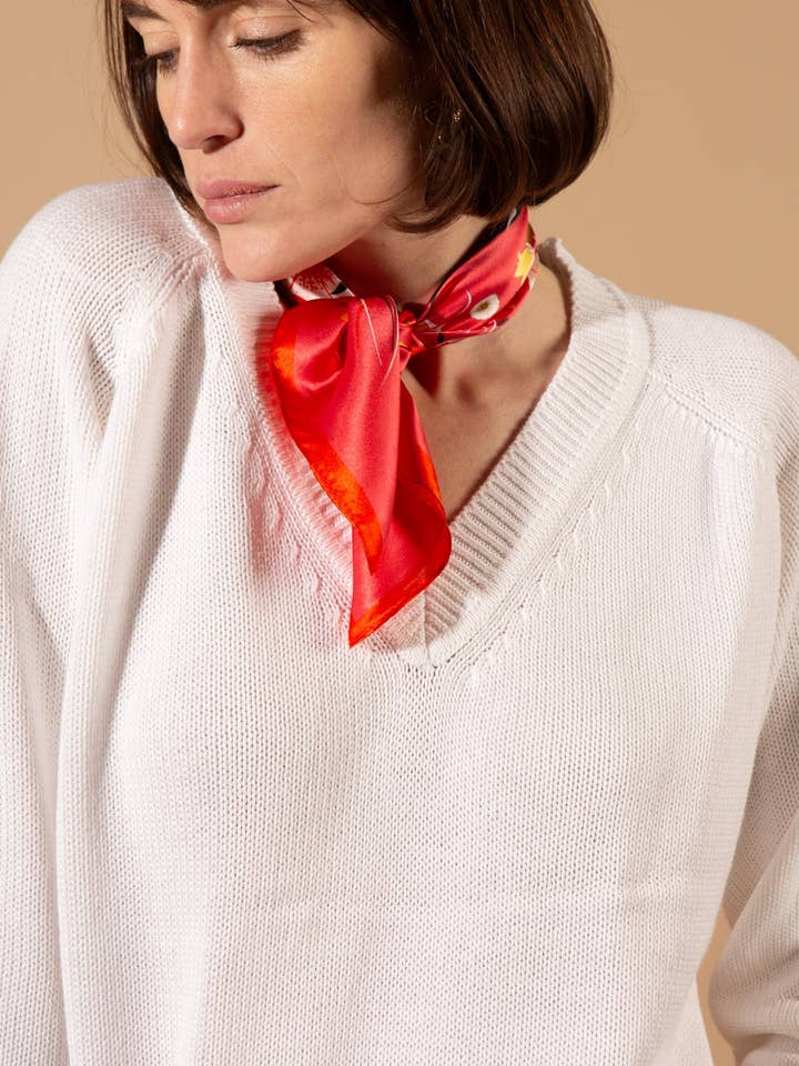 Small Silk Scarf - 117 for wholesale by Tilley & Grace