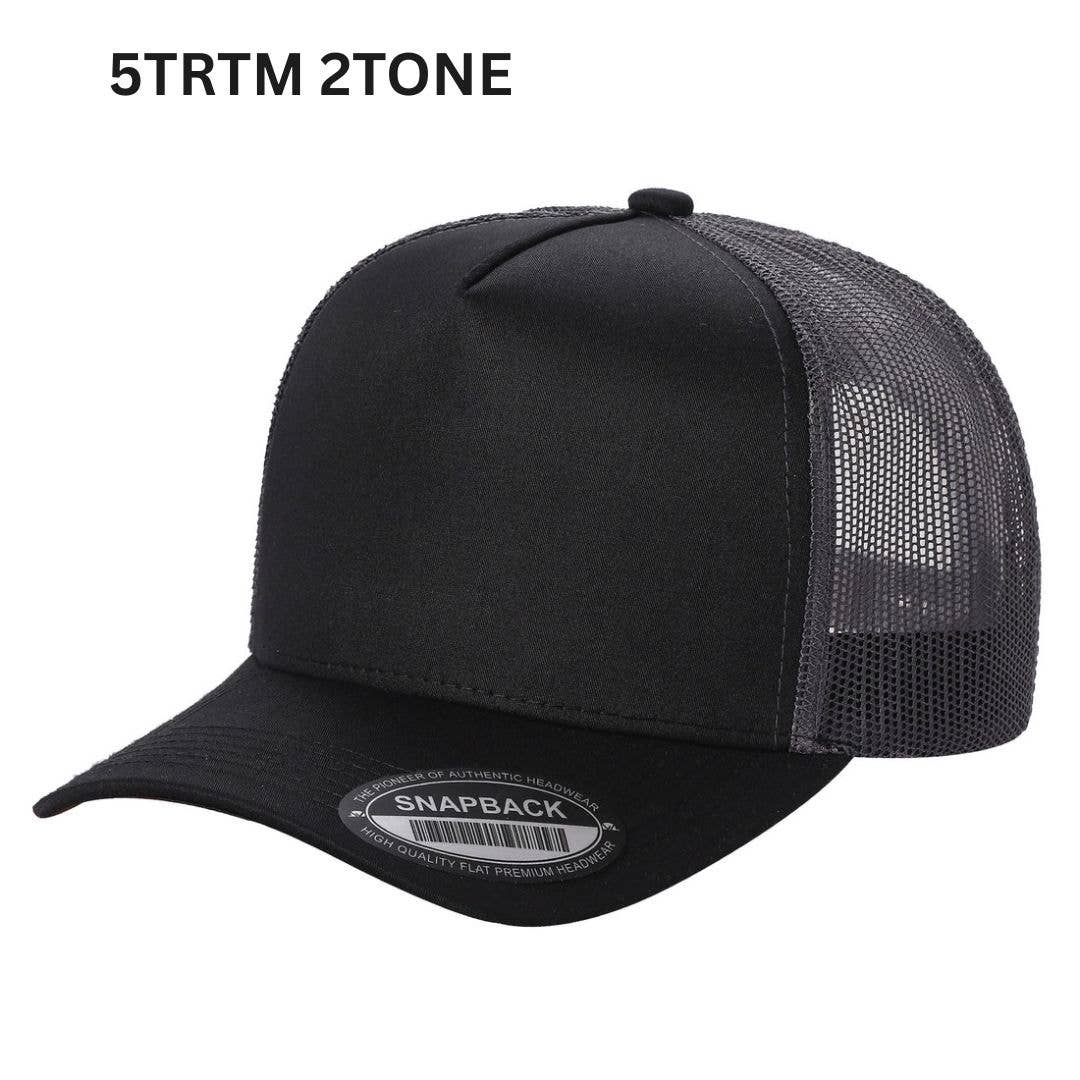 Burzip collection - Wholesale Trucker Hat - Unisex - TCM 2TONE - 5PANEL TC MESH 2TONE 5TRTM 29