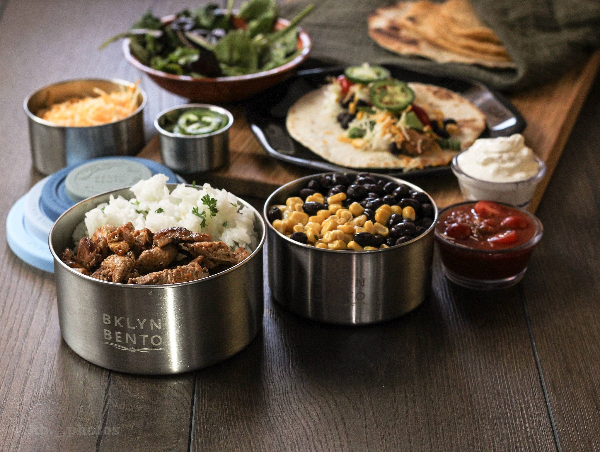 Bklyn Bento - Wholesale Food Storage Container - 4 Piece Set (Leakproof)1