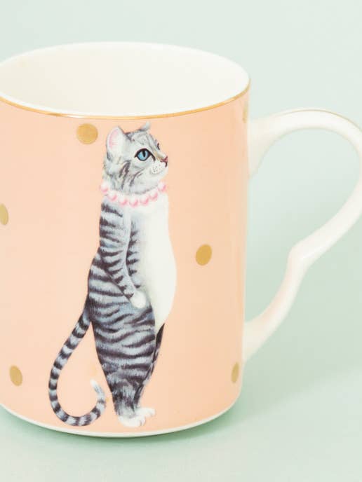 Yvonne Ellen Pussy Cat Mug for wholesale by Yvonne Ellen