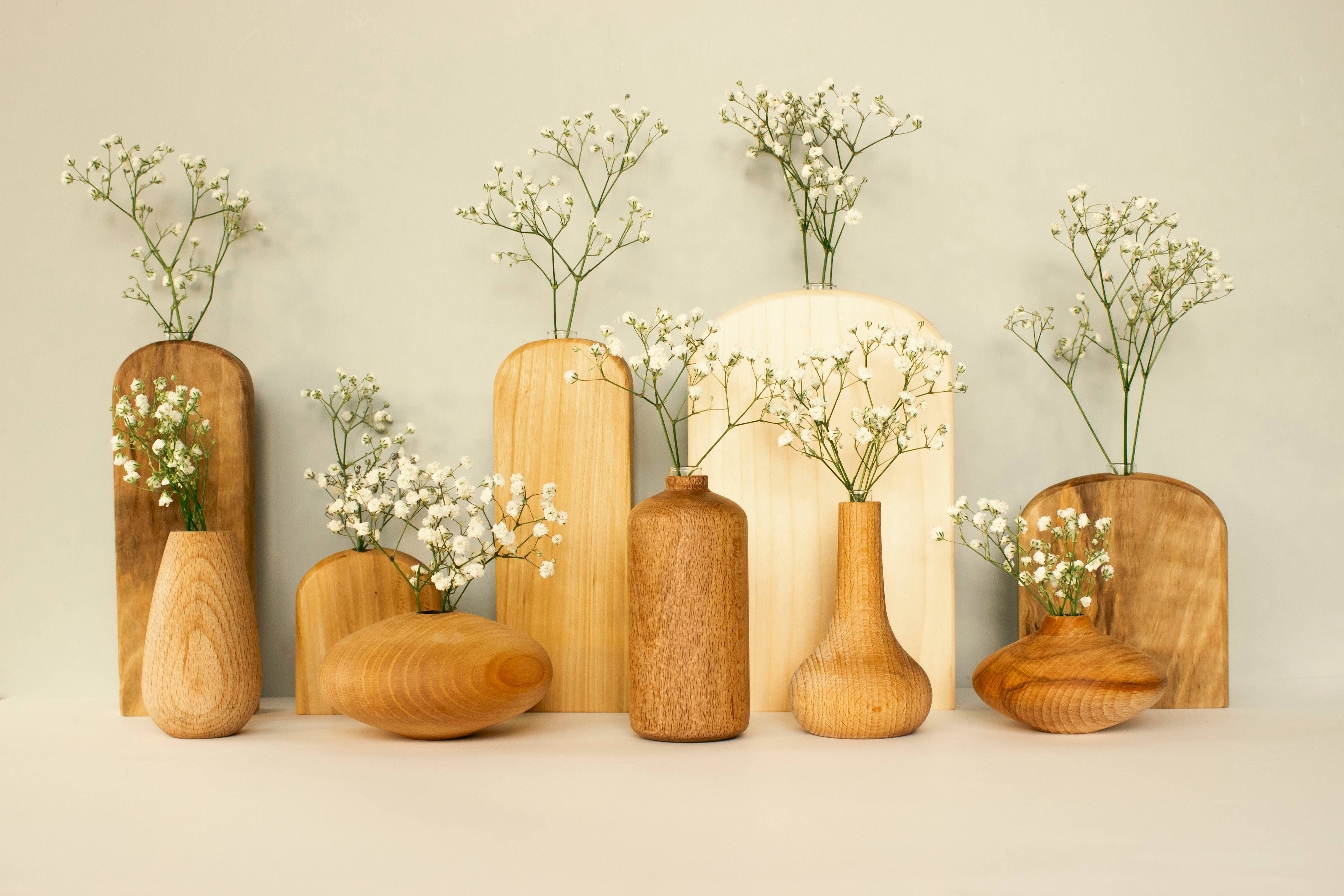 Wooden Story Sp. z o.o. - Wholesale Vase - Flat flower holder no.022