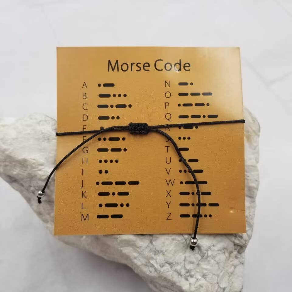 The Pretty Jewellery - Wholesale Charm/Dangle Bracelet - Handmade Morse Code Bracelet - Believe1