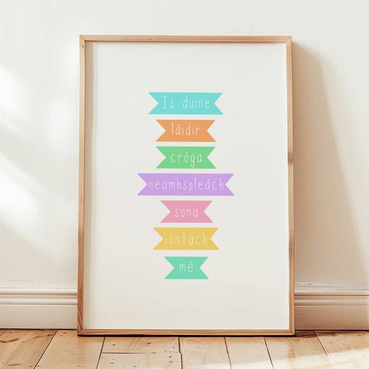 Is Duine Iontach Mé for wholesale by Connect The Dots Design