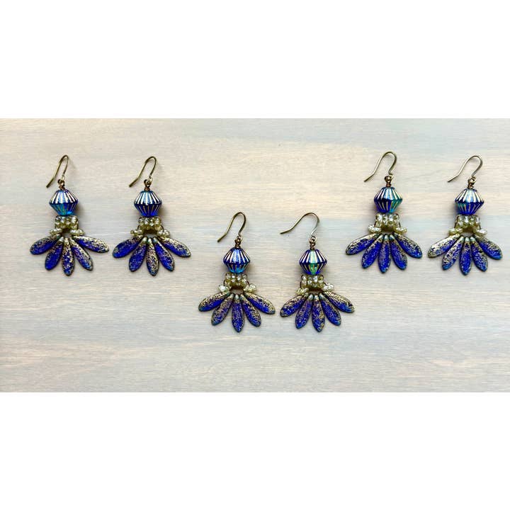 Twist Style - Venta al por mayor Pendientes colgantes - Pendientes colgantes Daga de Denim