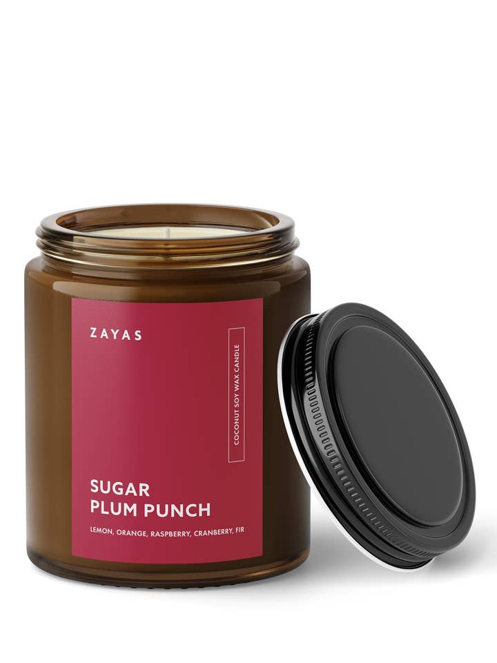 Sugar Plum Punch Candle for wholesale by Zayas Candle