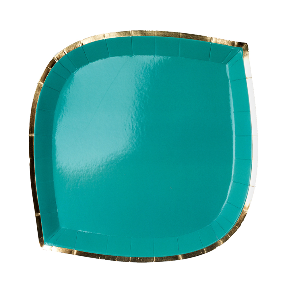 Jollity & Co. + Daydream Society - Vendita all'ingrosso Piatto - Piatti piani Posh - Confezione da 8 - 9 opzioni di colore1