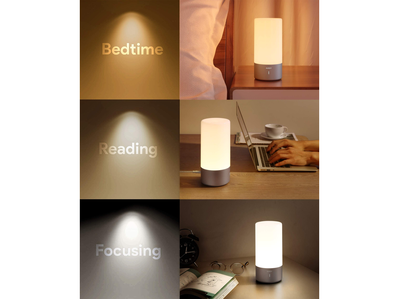 Above Edge – wholesale Accent-/skrivbordslampa – Color Changing Touchkontroll LED-lampa5