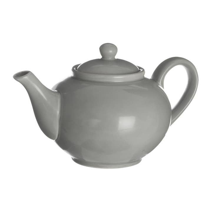Interiors by Premier – wholesale Tea pot – Matte Grey Dolomite Teapot1
