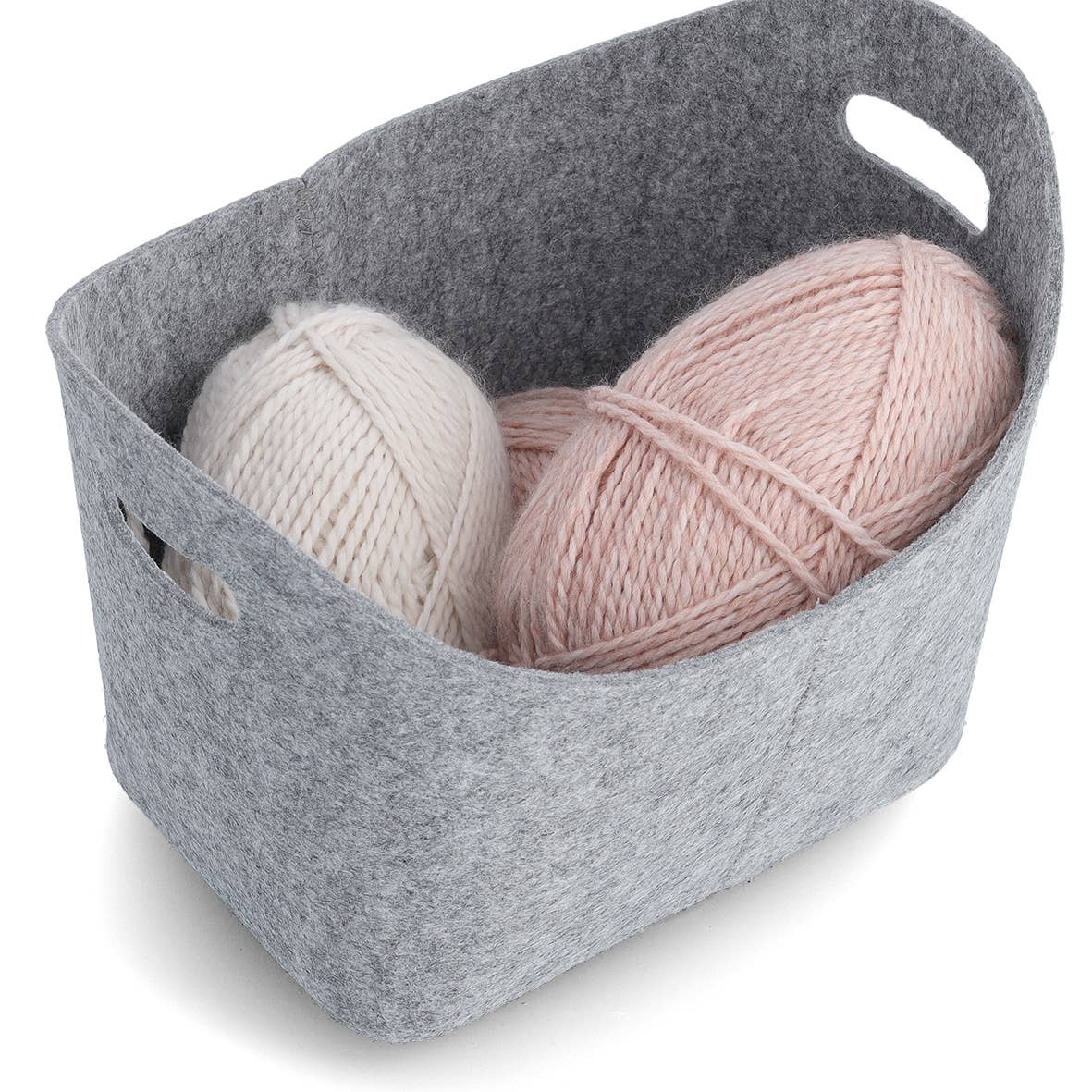 grå Förvaringskorg i filt, grå för wholesale på Faire2