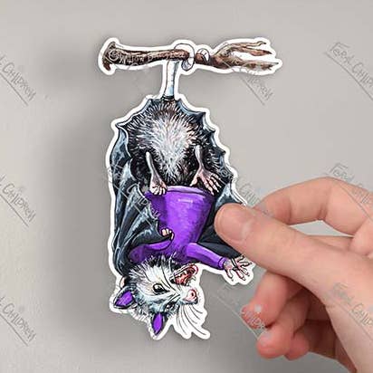 Wholesale Fully Automated Gay Luxury Space Communism Sticker in Purple for wholesale by Feral Children