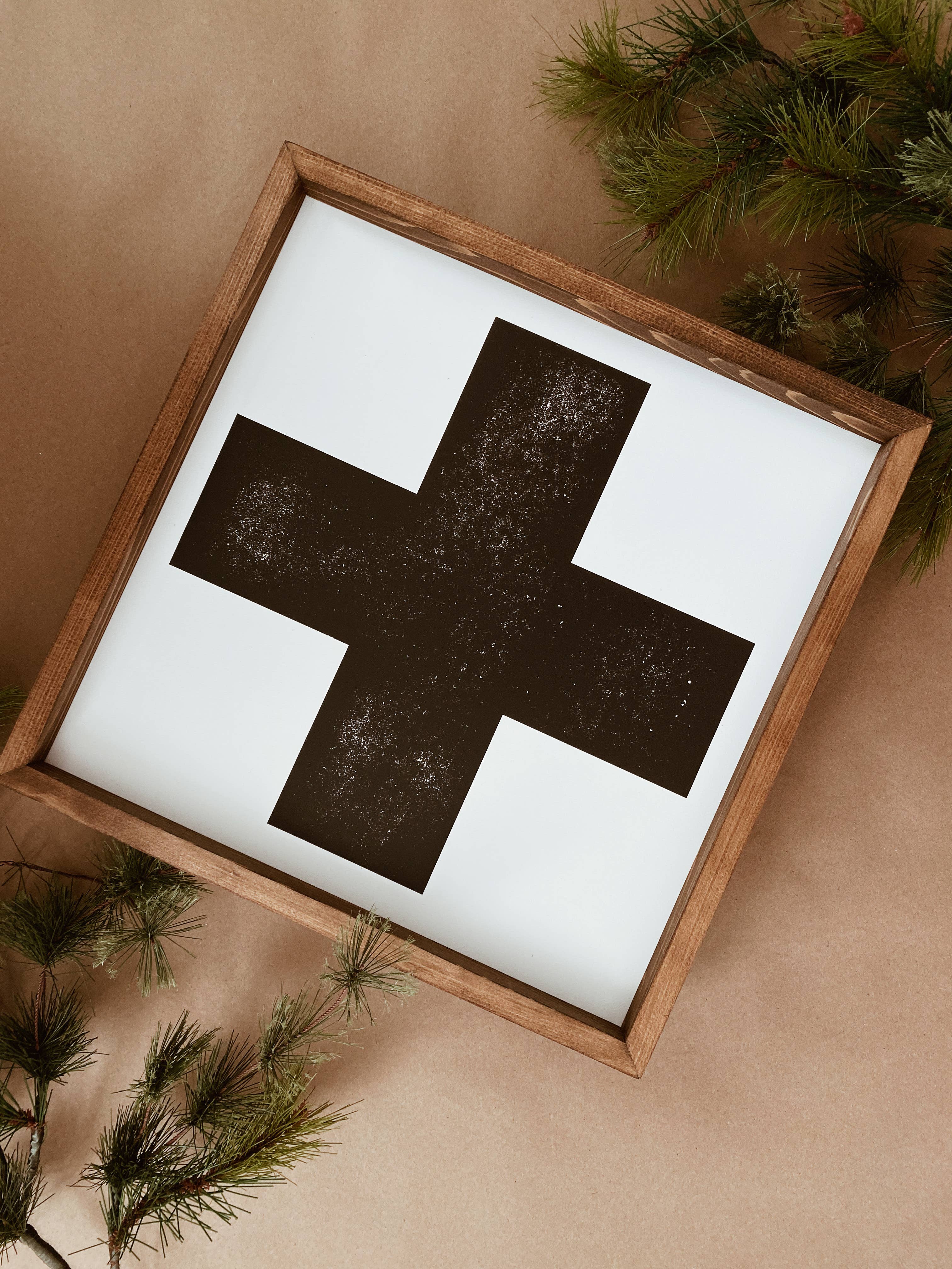 Southern Mesa Trading Co. - Wholesale Sign - Swiss Cross Wood Wall Art 5