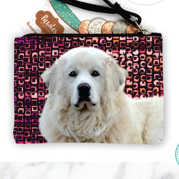 Great Pyrenees Coin Purse • Floor Display Optional for wholesale by pawies