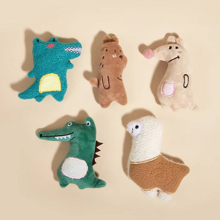 Cheerhunting – Conjunto de brinquedos - Gato por atacado – Conjunto de 5 brinquedos macios e fofos para gatos Moo1