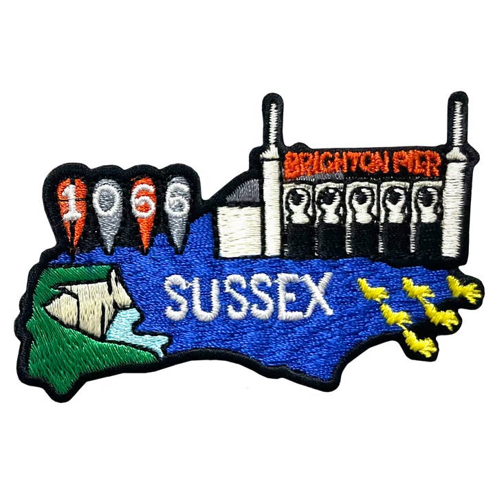 Sussex Sew On Patch for wholesale by Pawprint Family