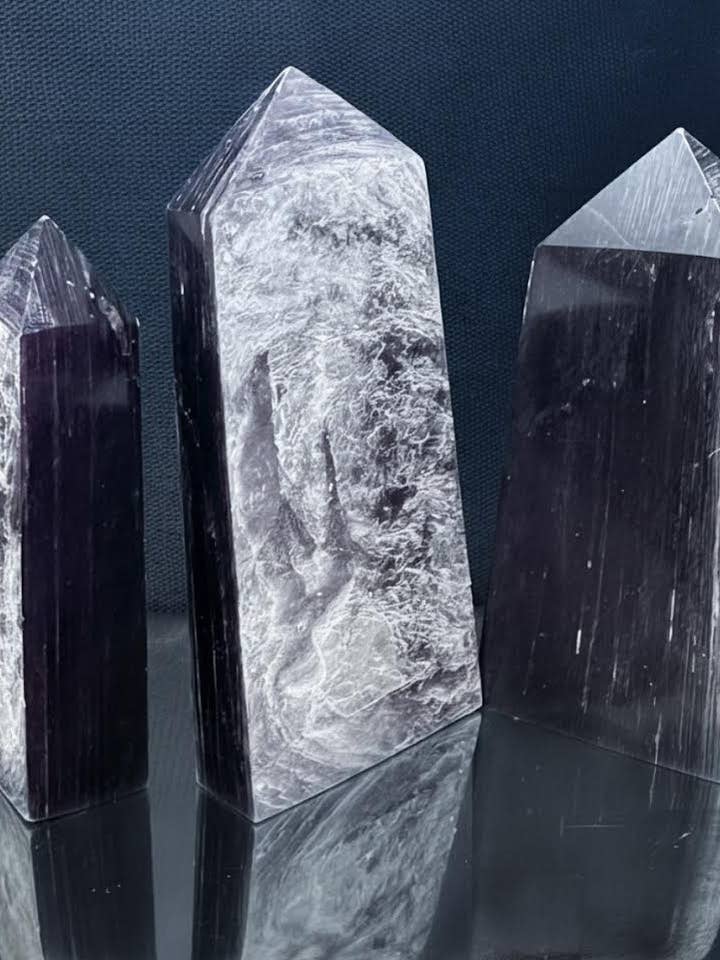 Lepidolite Mica Points - lot of 3 - B/C Grade ON SALE and other Purchase Wholesale mica. Free Returns & Net 60 Terms on Faire trending on Faire.