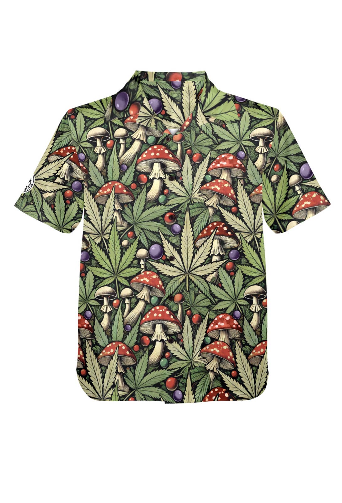 Just Get High™ - Wholesale Buttoned-down shirt – Men's - Hawaiian Shirt: Road Trip