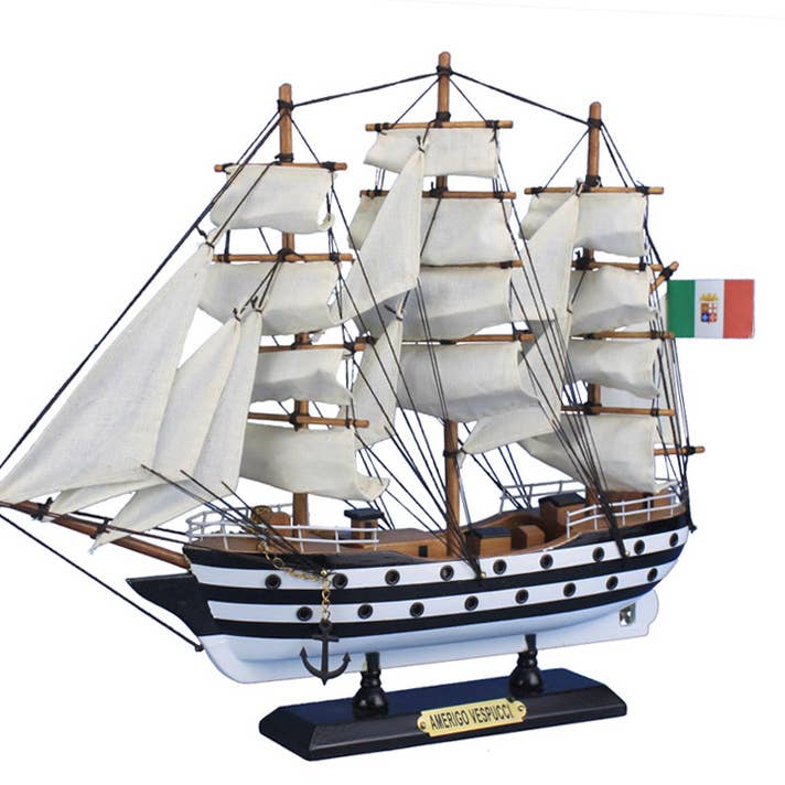 Amerigo Vespucci Tall Model Ship 15" and other Purchase Wholesale articoli modellismo. Free Returns & Net 60 Terms on Faire trending on Faire.