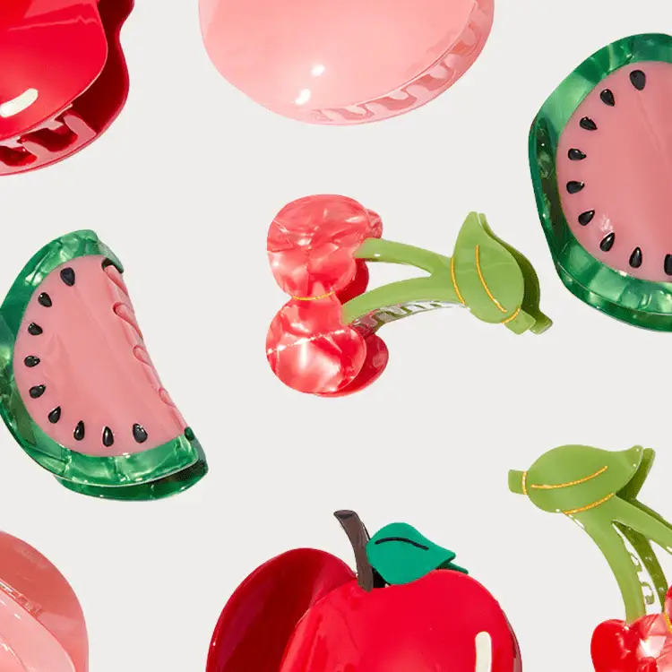 INH Hair - Wholesale Hair Clip - Women's - Fruit Basket Hair Claw Clip | limited edition hair accessory9