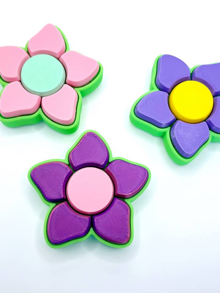 1 PC Surtido de Flores Grandes Multicolor Clicker para venta al por mayor de pyegames