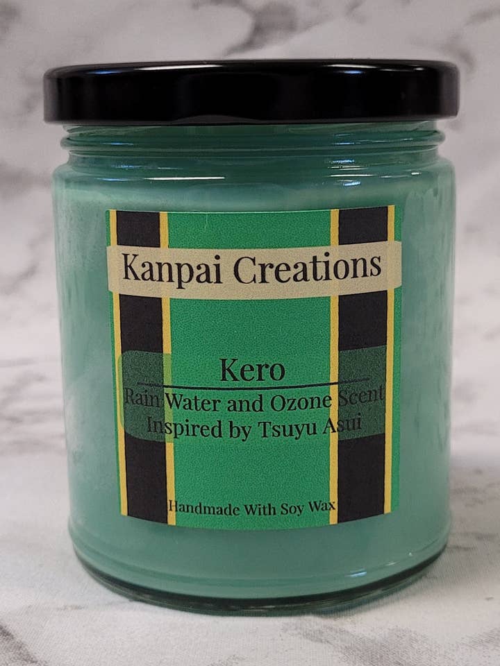 Kero, Água da Chuva Perfumada, Vela Anime Soja por atacado de Kanpai Creations