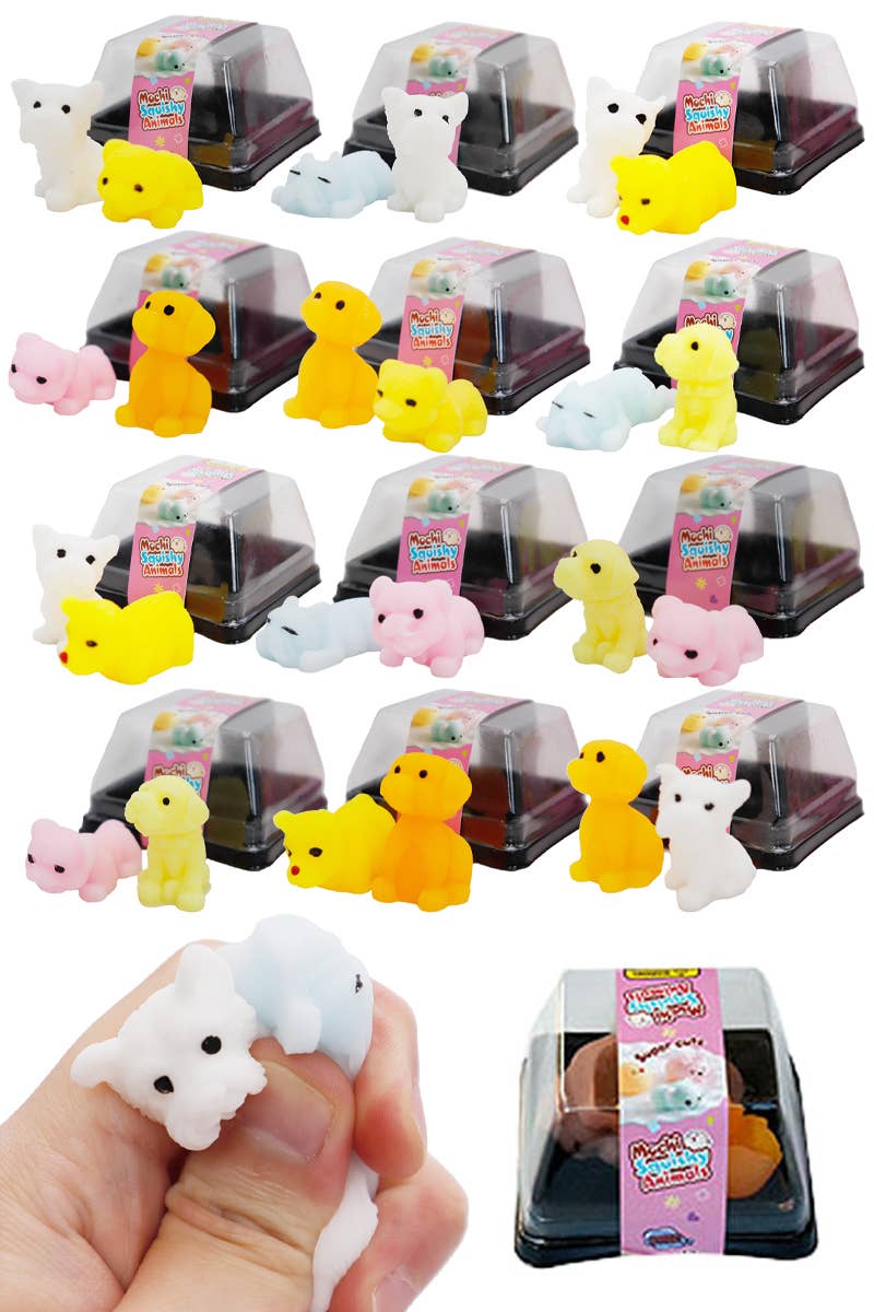 Cap Zone - Wholesale Squishy Toy - Kids & Baby - Puppy Dog Soft Mini Mochi Squishy - 2 pcs Set0