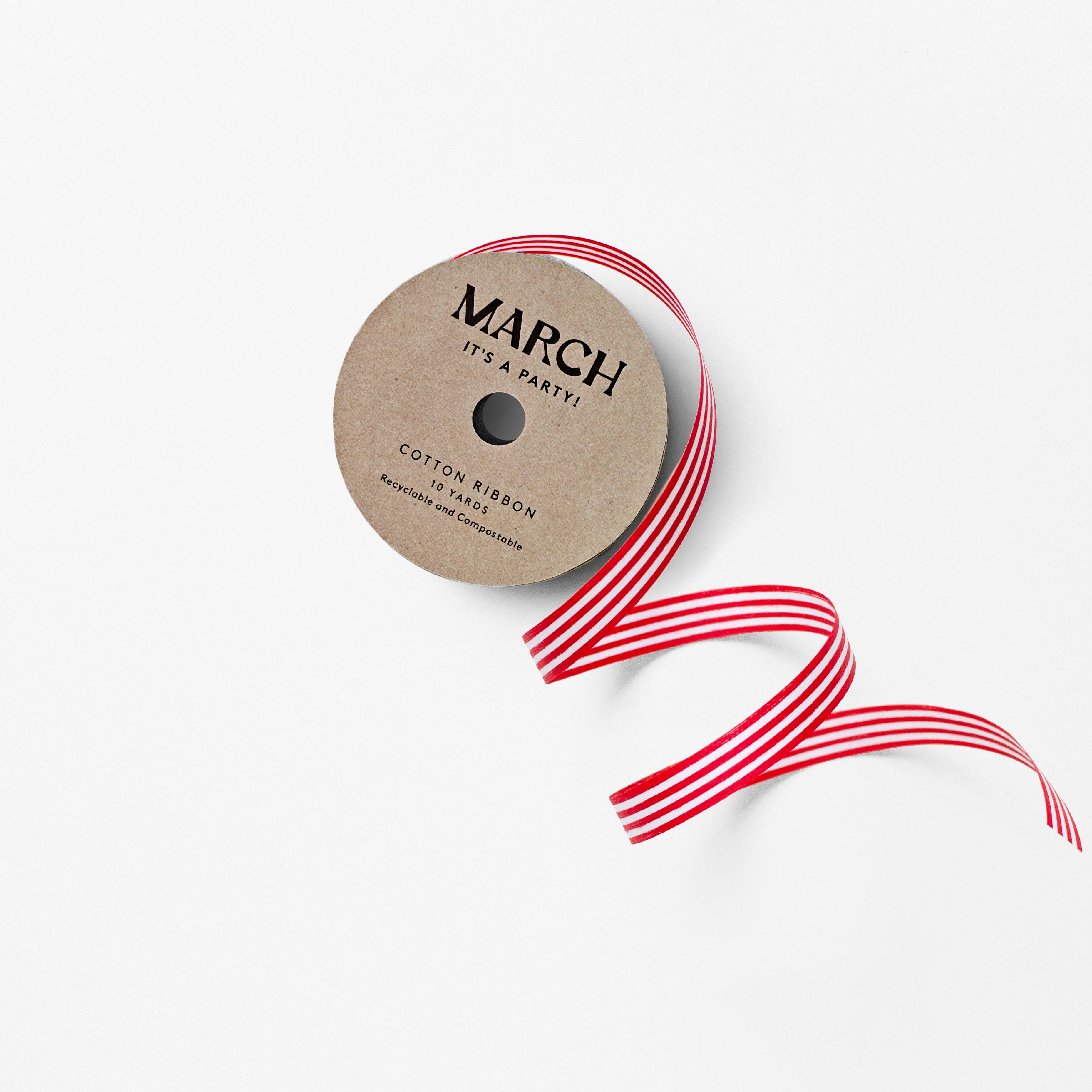 March Party Goods - Wholesale Ribbon - Gift Wrapping - Cotton Ribbon6