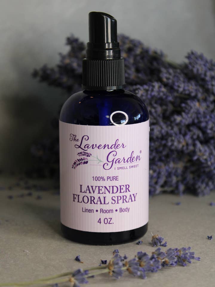 4oz Lavender Floral Spray for wholesale by the lavender garden