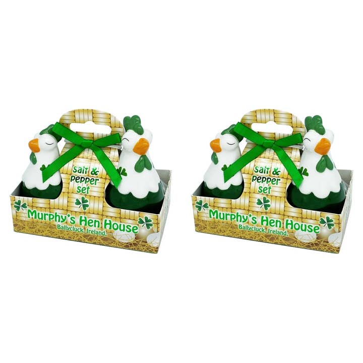 Salt & Pepper sets - Murphys Hens for wholesale by Dublin Gift Company