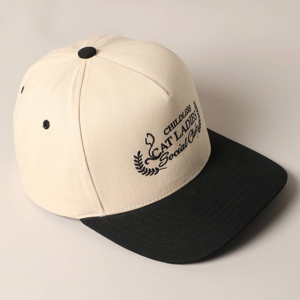 Fashion City - Wholesale Trucker Hat - Unisex - Cat Ladies Social Club Trucker Baseball Cap6