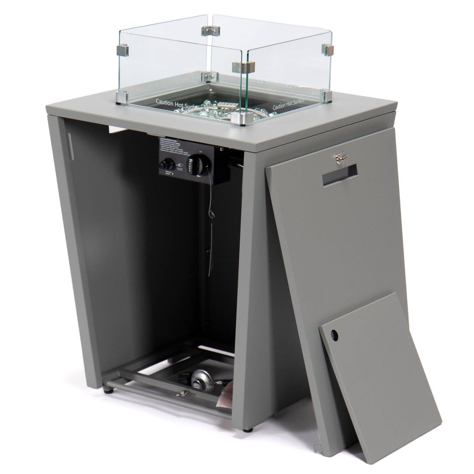 LeisureMod - Wholesale Fire Pit - Chelsea Outdoor Centerpiece Fire Pit for Patios and Gardens23