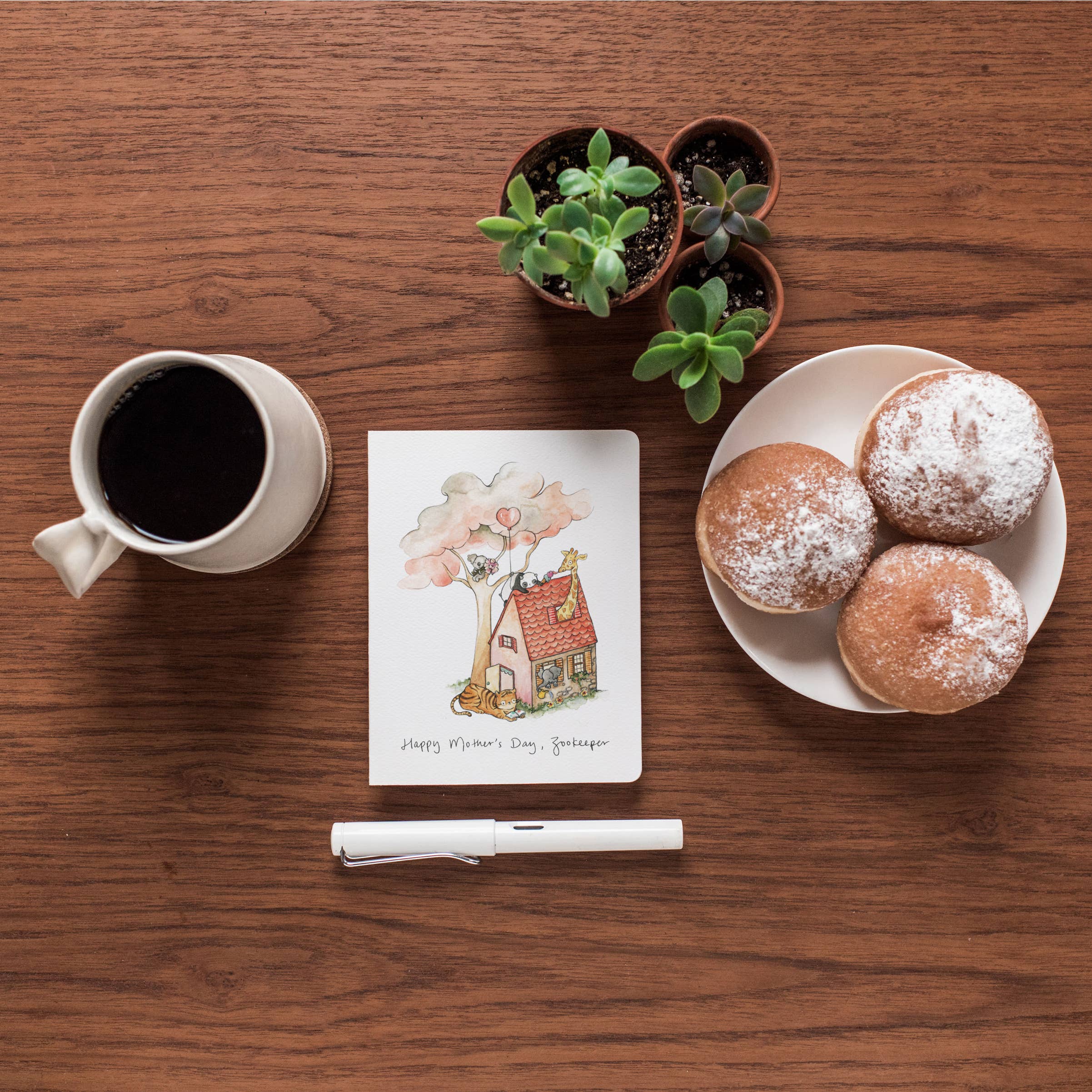 Gotamago - Wholesale Mother's Day Card - Zookeeper Mom Card *SALE1