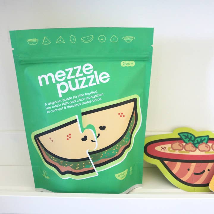 Mitt första pussel - Mezze Foods (8 pussel) för wholesale av Yin&Yay Books