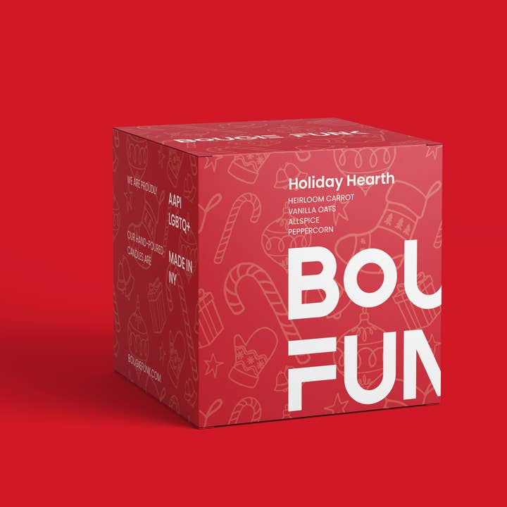Bougie Funk - Wholesale Jar/Filled Candle - Holiday Hearth
