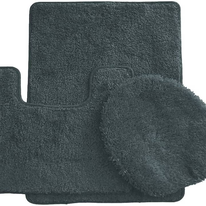 Ben & Jonah - Vente Ensembles de tapis de bain - Ensemble de 3 tapis de bain Simple Elegance by Ben & Jonah : 1 tapis de bain, 1 tapis de contour et 1 housse de siège de toilette14