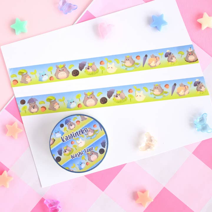 Kawineko - Wholesale Washi Tape - washi tape totoro anime cute stationery kawaii 1