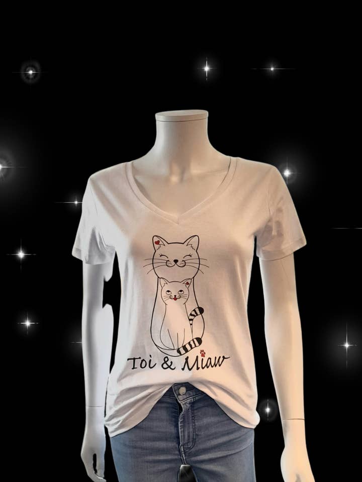 Toi&Miaw Cat organic cotton T-shirt for wholesale by TOI & MIAW