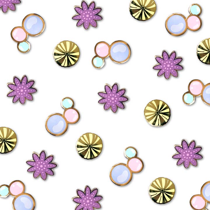 Ensemble d'épinglettes océaniques en coquillage pour la vente par Shishido Creative