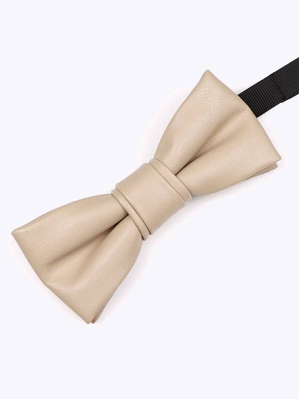 Pajarita Beige Hombre de Cuero «Achille» para venta al por mayor de Unipap's