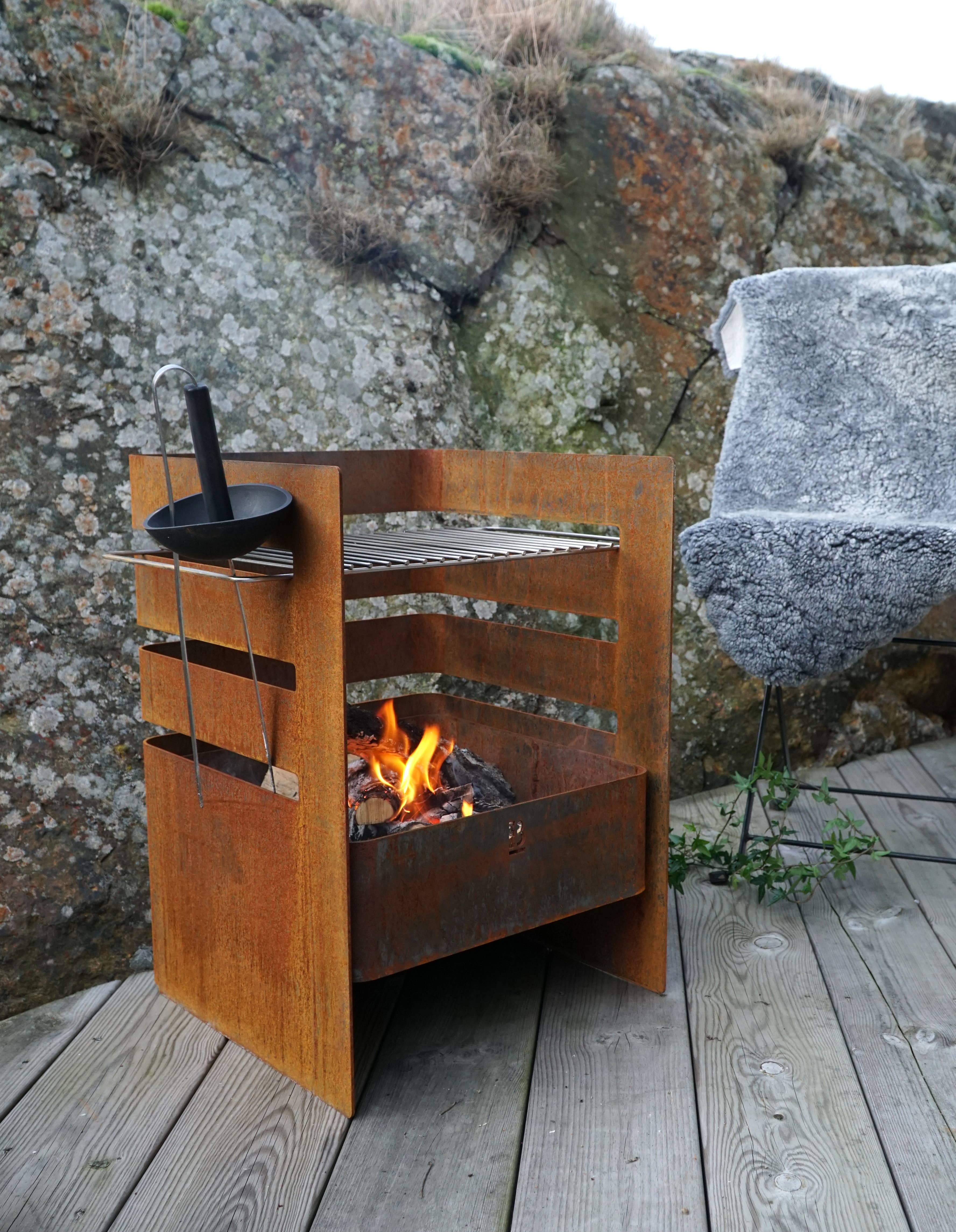 Born in Sweden AB – Großhandel Feuerstelle – FUEGO Feuerkorb und Grill3