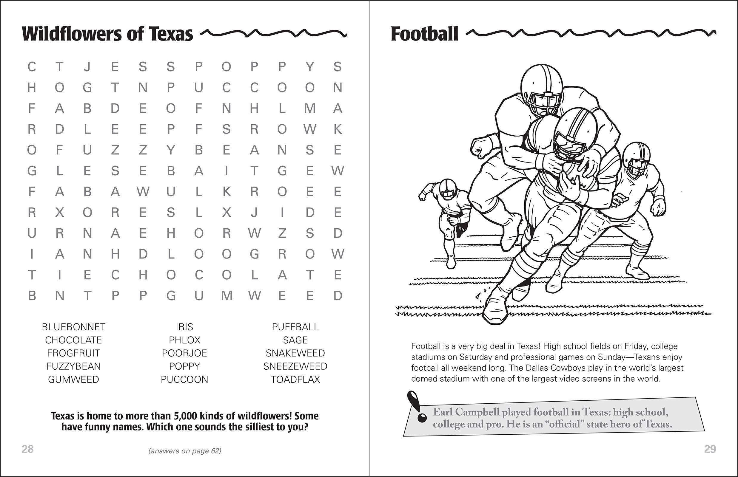 AdventureKEEN - Wholesale Coloring & Activity Book - Kids & Baby - Texas Activity Book4