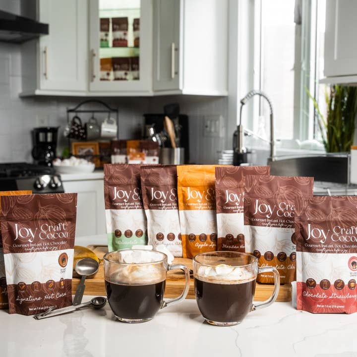 Joy Craft Cocoa - Vente Préparations/kits pour chocolat chaud - Chocolat chaud Signature 7,6 oz9
