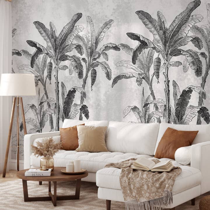 Monokrom djungeltapet för wholesale av Wallpapers4Beginners