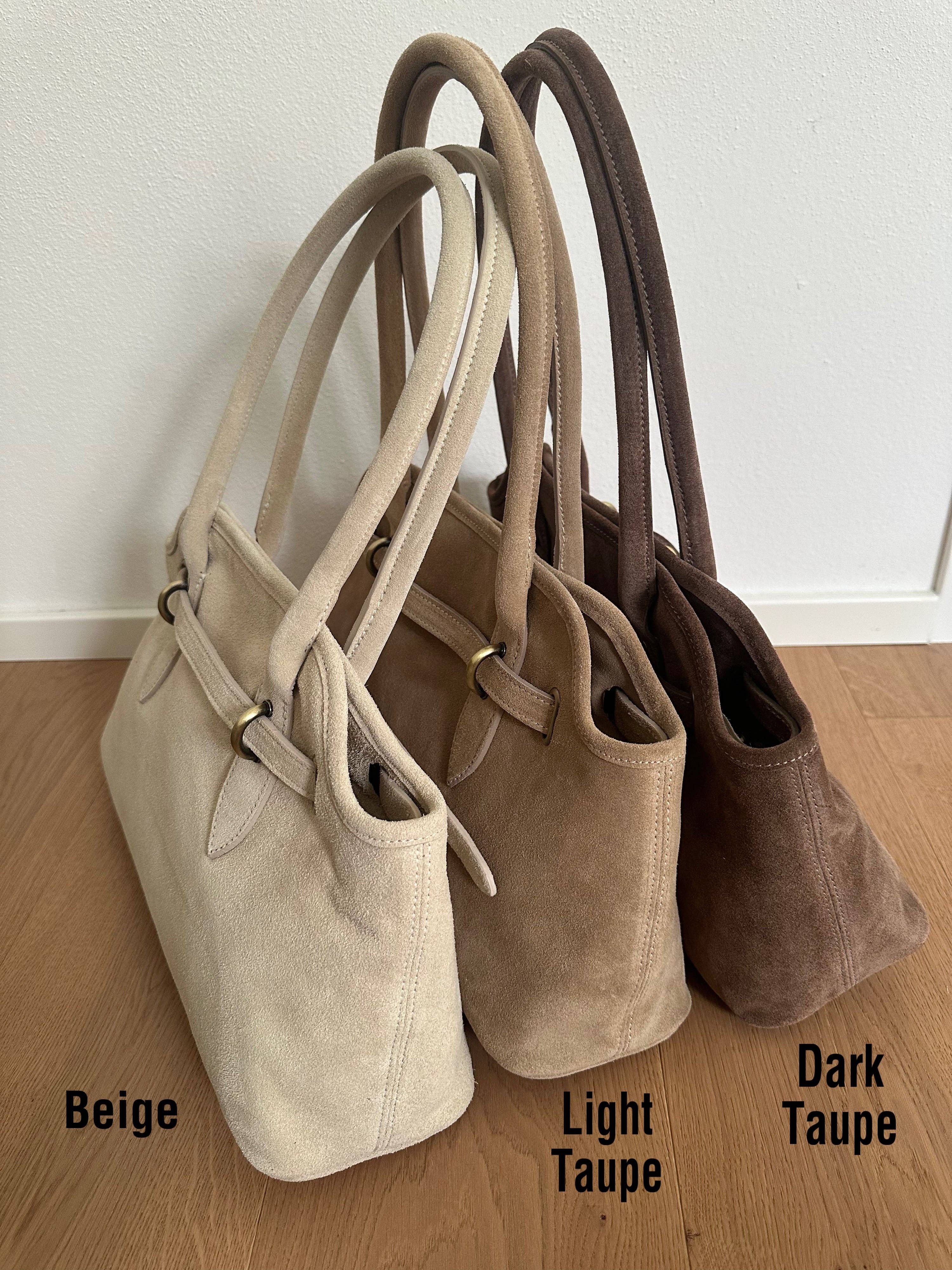 Zhade – Bolsa de ombro – Mulher por atacado – GRACE - bolsa de ombro em camurça genuína14