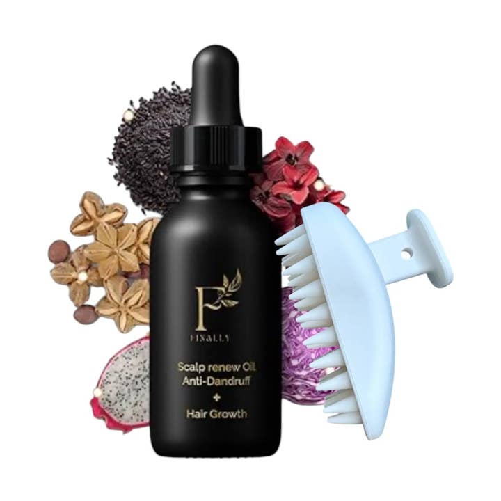 Hair Growth + Dandruff Relief Scalp Oil for wholesale by Finally All Natural