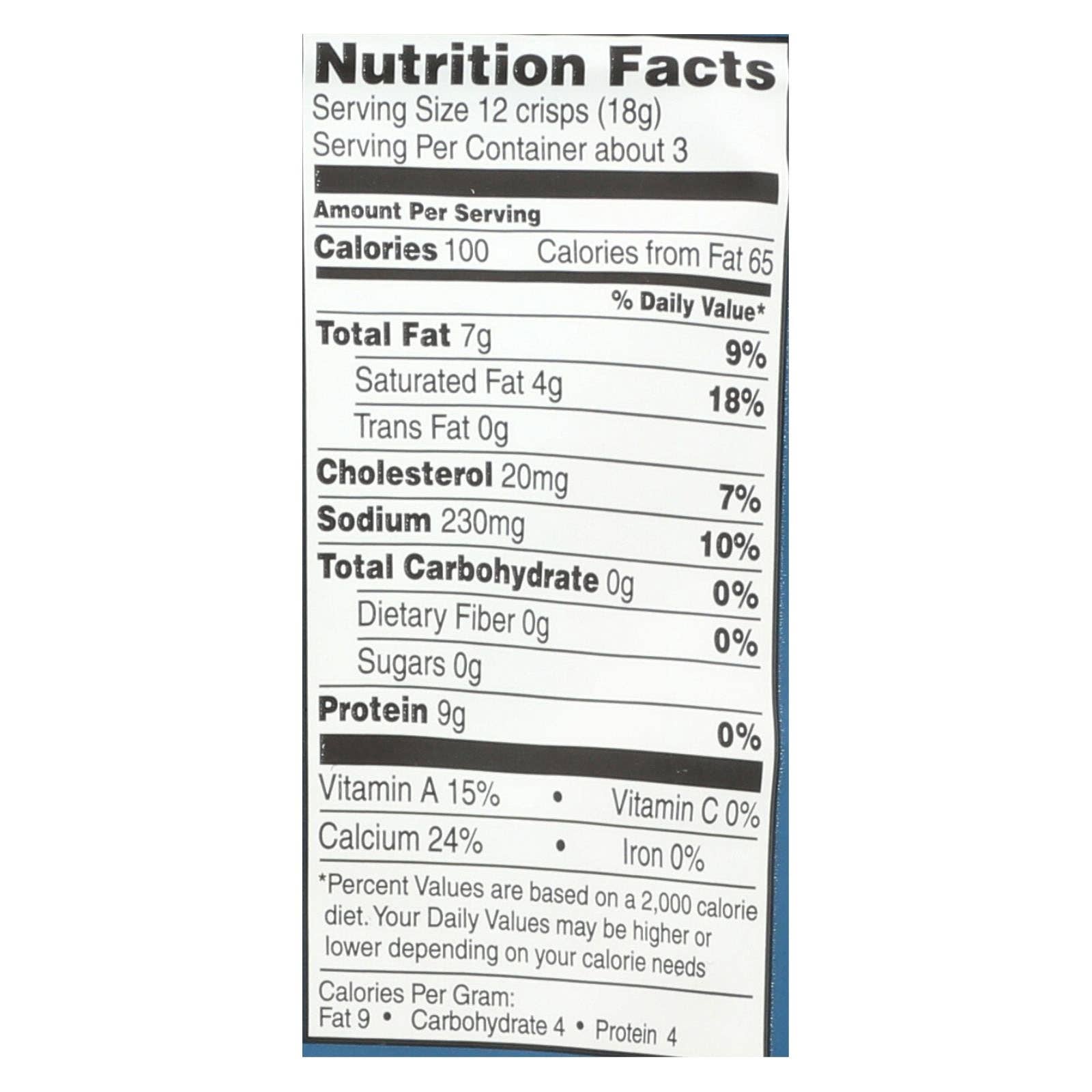 Ware Spark - Wholesale Crackers - Kitchen Table Bakers Parm Crisps - Original Parmesan - Case Of 12 - 1.75 Oz.1