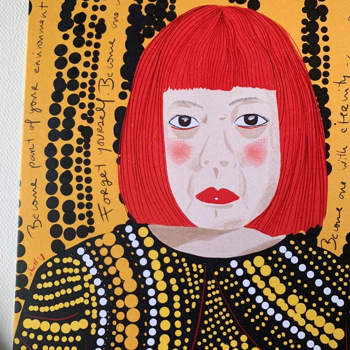 Violet Red Studio - Wholesale Everyday Greeting Card - Yayoi Kusama 2